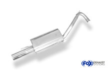 Fox Sportuitlaat Renault Clio I B/C 57 Achterdemper - 1x80 Type 13