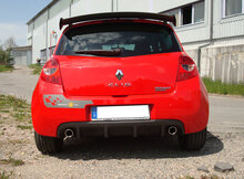 Fox Sportuitlaat Renault Clio III B Sport achterdemper, dwarsuitgang rechts/links - 1x90 type 17 rechts/links