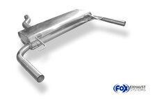 Fox Sportuitlaat Renault Clio III B Sport Facelift Achterdemper dwarsuitgang rechts/links - 1x50 Type 10 rechts/links (originele uitlaatpijpen worden gebruikt)