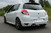 Fox Sportuitlaat Renault Clio III GT achterdemper - 2x90 Type 17