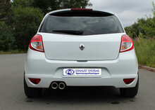 Fox Sportuitlaat Renault Clio III GT achterdemper - 2x90 Type 17