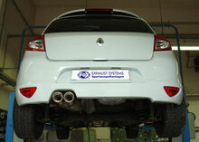 Fox Sportuitlaat Renault Clio III GT achterdemper - 2x90 Type 17