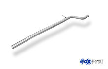Fox Sportuitlaat Vervangingspijp voor de voordemper van de Renault Clio IV 1.2l