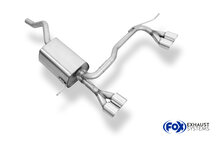 Fox Sportuitlaat Renault Clio IV GT achterdemper, rechter/linker uitlaat - 2x76 Type 16 rechts/links