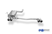 Fox Sportuitlaat Mercedes CLK Type 208 achterdemper, rechter/linker uitlaat - 2x76 Type 12 rechts/links