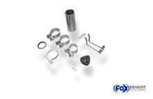 Fox Sportuitlaat Mercedes CLK Type 208 achterdemper, rechter/linker uitlaat - 2x76 Type 12 rechts/links