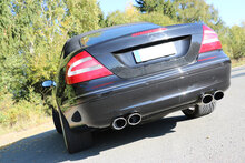 Fox Sportuitlaat Mercedes CLK Type 209 Cabriolet &amp; Coup&eacute; Achterdemper Uitlaat Rechts/Links &Oslash;70mm - 2x115x85 Type 32 Rechts/Links