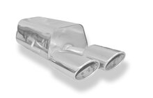 Fox Sportuitlaat Mercedes CLK Type 209 achterdemper, enkelzijdig, &Oslash;70mm - 2x115x85 Type 32