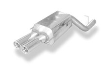 Fox Sportuitlaat Mercedes CLK Type 209 achterdemper, enkelzijdig, &Oslash;70mm - 2x80 Type 17