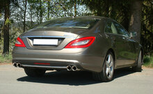 Fox Sportuitlaat Mercedes CLS W218 achterdemper rechts/links 63,5 mm - 2x90 type 25 rechts/links
