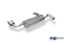 Fox Sportuitlaat Ford C-Max II achterdemper, rechter/linker uitlaat - 145x65 Type 59 rechts/links