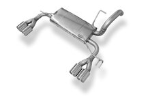 Fox Sportuitlaat Mitsubishi Colt - Z30/ CZ3/ CZT - 3-deurs / Smart Forfour Achterdemper, rechter/linker uitgang - 2x80 Type 13 rechts/links