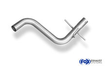 Fox Sportuitlaat Vervangingspijp voor de middendemper van een VW Corrado 16V/VR6