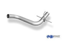 Fox Sportuitlaat Vervangingspijp voor de middendemper van een VW Corrado 16V/VR6
