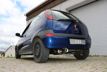 Fox Sportuitlaat Opel Corsa C achterdemper - 1x90 type 13
