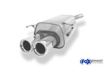 Fox Sportuitlaat Opel Corsa C achterdemper - 2x76 Type 13