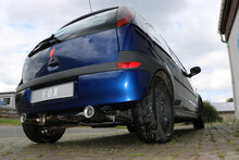 Fox Sportuitlaat Opel Corsa C achterdemper, rechter/linker uitlaat - 1x90 type 13 rechts/links