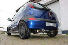 Fox Sportuitlaat Opel Corsa C achterdemper, rechter/linker uitlaat - 1x90 type 13 rechts/links
