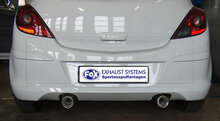 Fox Sportuitlaat Opel Corsa D - Sport-achterdemper en OPC Line-achterdemper, uitlaat rechts/links - 1x90 Type 13 rechts/links