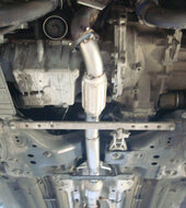 Fox Sportuitlaat Opel Corsa D GSI/OPC - EURO 4 Downpipe incl. 200-cellige katalysator met Euro 4-norm