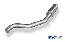 Fox Sportuitlaat Opel Corsa D OPC - 141 kW Voordemper &Oslash;63,5 mm