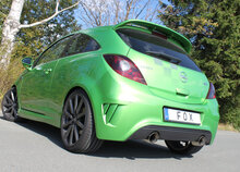 Fox Sportuitlaat Opel Corsa D NRE achterdemper dwarsuitgang rechts/links - 1x100 type 25 rechts/links