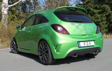 Fox Sportuitlaat Opel Corsa D NRE achterdemper dwarsuitgang rechts/links - 1x100 type 25 rechts/links