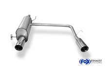 Fox Sportuitlaat Opel Corsa E achterdemper, rechter/linker uitlaat - 1x90 type 25 rechts/links