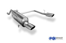 Fox Sportuitlaat Opel Corsa E achterdemper, rechter/linker uitlaat - 115x85 type 32 rechts/links
