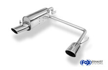 Fox Sportuitlaat Opel Corsa E achterdemper, rechter/linker uitlaat - 115x85 type 32 rechts/links