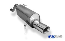 Fox Sportuitlaat Opel Corsa E achterdemper - 1x100 Type 25