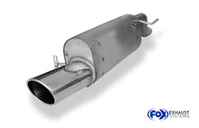 Fox Sportuitlaat Opel Corsa E achterdemper - 129x106 Type 44