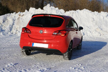 Fox Sportuitlaat Opel Corsa E achterdemper - 129x106 Type 44