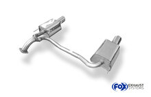 Fox Sportuitlaat Hyundai Coup&eacute; Type GK - 2.7l V6 Achterdemper rechts/links - 1x100 Type 17 rechts/links