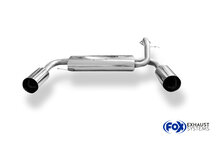 Fox Sportuitlaat Honda Civic 4 + CRX II - EC8 EC9 ED6 ED7 ED9 Achterdemper dwarsuitgang rechts/links - 1x114 Type 10 rechts/links
