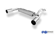 Fox Sportuitlaat Honda Civic 4 + CRX II - EC8 EC9 ED6 ED7 ED9 Achterdemper dwarsuitgang rechts/links - 1x114 Type 10 rechts/links