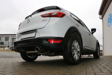 Fox Sportuitlaat Mazda CX3 Benzine - DK AWD Achterdemper dwars rechts/links - 115x85 Type 32 rechts/links
