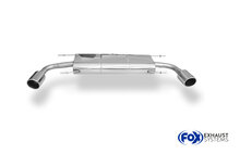 Fox Sportuitlaat Mazda CX5 - KE/GH Achterdemper dwars rechts/links - 1x100 Type 16 rechts/links
