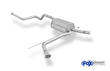 Fox Sportuitlaat Citroen DS5 achterdemper met rechter/linker uitlaatopening in de originele uitlaatpijpen.