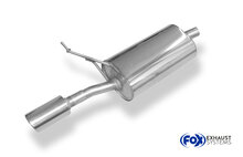 Fox Sportuitlaat Dacia Duster 4x2 - Voorwielaandrijving, achterdemper - 1x90 type 16