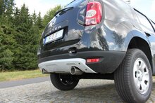 Fox Sportuitlaat Dacia Duster 4x2 - Voorwielaandrijving Achterdemper rechts/links - 1x90 Type 12 rechts/links