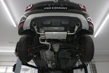 Fox Sportuitlaat Dacia Duster 4x4 Facelift Achterdemper dwarsuitlaat rechts/links - 1x90 Type 16 rechts/links