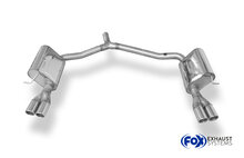 Fox Sportuitlaat Mercedes E-Klasse W212 - 4-cilinder achterdemper rechts/links - 2x70 type 16 rechts/links