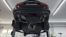 Fox Sportuitlaat Mercedes E-Klasse 213 achterdemper rechts/links - uitlaatpijpen onzichtbaar met uitgang in de bumper