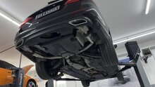 Fox Sportuitlaat Mercedes E-Klasse 213 achterdemper rechts/links - uitlaatpijpen onzichtbaar met uitgang in de bumper
