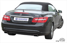 Fox Sportuitlaat Mercedes E-Klasse Cabriolet A207 - 6-cilinder achterdemper rechts/links - 145x65 Type 59 rechts/links