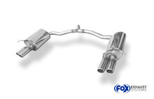 Fox Sportuitlaat Mercedes E-Klasse Cabriolet A207 4-cilinder achterdemper rechts/links - 2x70 Type 16 rechts/links
