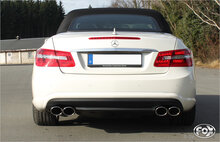 Fox Sportuitlaat Mercedes E-Klasse Cabriolet A207 - 6-cilinder achterdemper rechts/links - 2x115x85 type 32 rechts/links