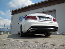 Fox Sportuitlaat Mercedes E-Klasse A207 4/6-cilinder facelift achterdemper rechts/links - met tulpvormige uitlaatpijp