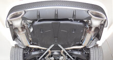 Fox Sportuitlaat Mercedes E-Klasse A207 4/6-cilinder facelift achterdemper rechts/links - met tulpvormige uitlaatpijp